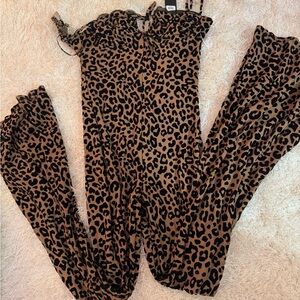 Leopard Print Jumpsuit
